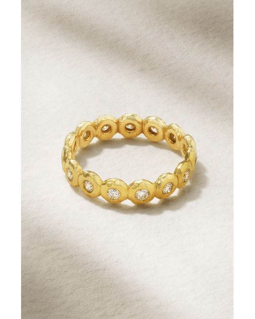 Octavia Elizabeth Net Sustain Nesting Gem 18-karat Recycled Diamond Eternity Ring