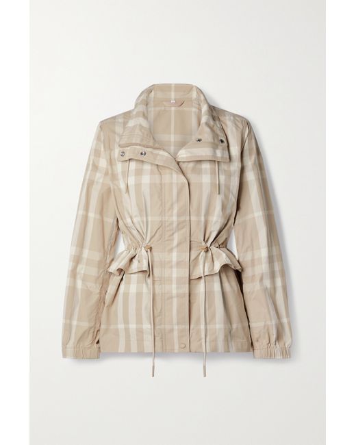 Burberry Checked Twill Jacket