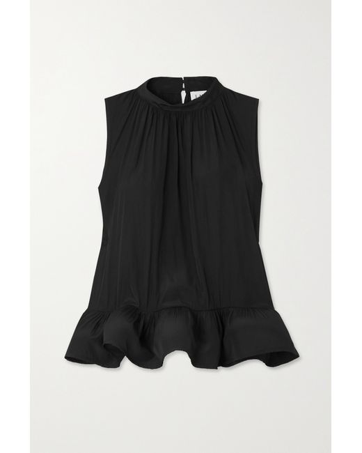 Lanvin Pleated Shell Blouse