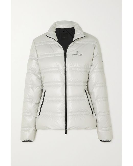 Moncler Tibre Quilted Padded Glossed-shell Down Jacket