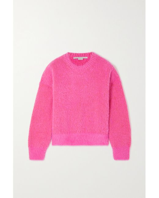 Stella McCartney Net Sustain Brushed-knit Sweater