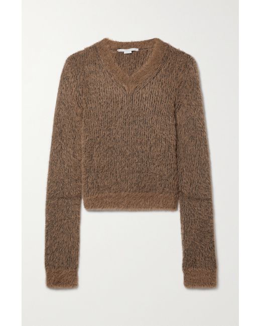 Stella McCartney Net Sustain Ribbed Brushed Knitted Sweater