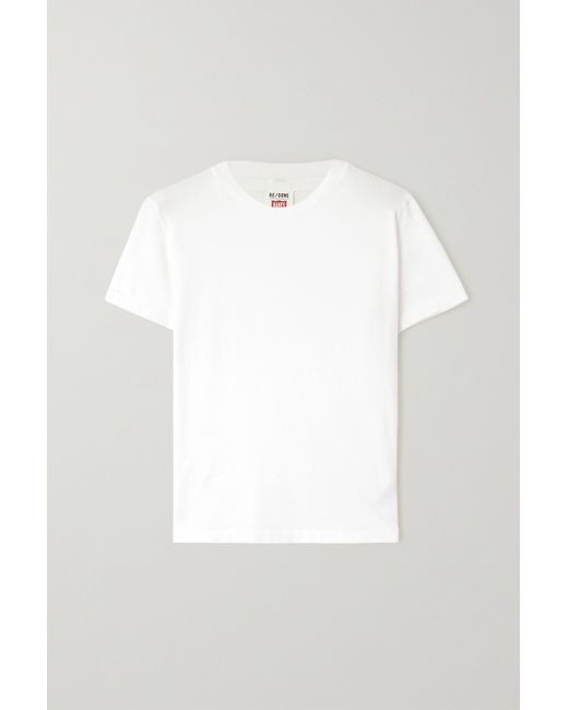 Re/Done Recycled Cotton-jersey T-shirt