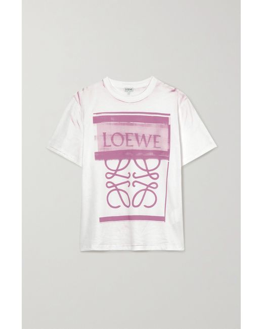 Loewe Printed Cotton-jersey T-shirt