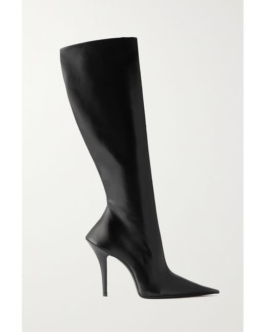 Balenciaga Witch Leather Knee Boots