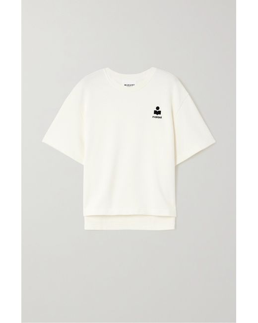 Isabel Marant Etoile Printed Cotton-blend Jersey T-shirt