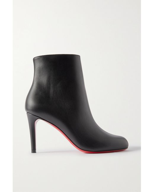 Christian Louboutin Pumppie 85 Leather Ankle Boots