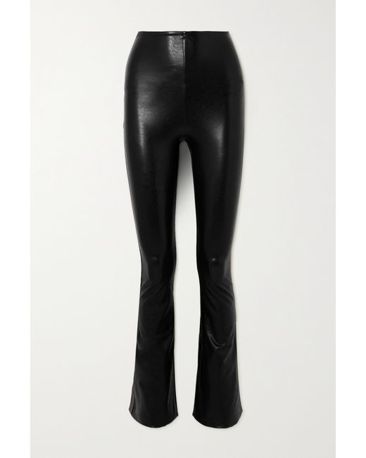 Commando Faux Stretch-leather Flared Pants
