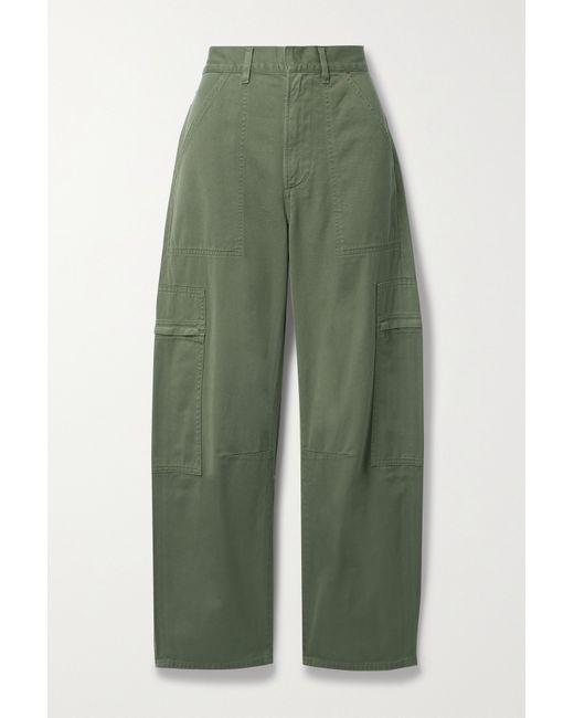 Citizens of Humanity Net Sustain Marcelle Organic Cotton Cargo Pants Army