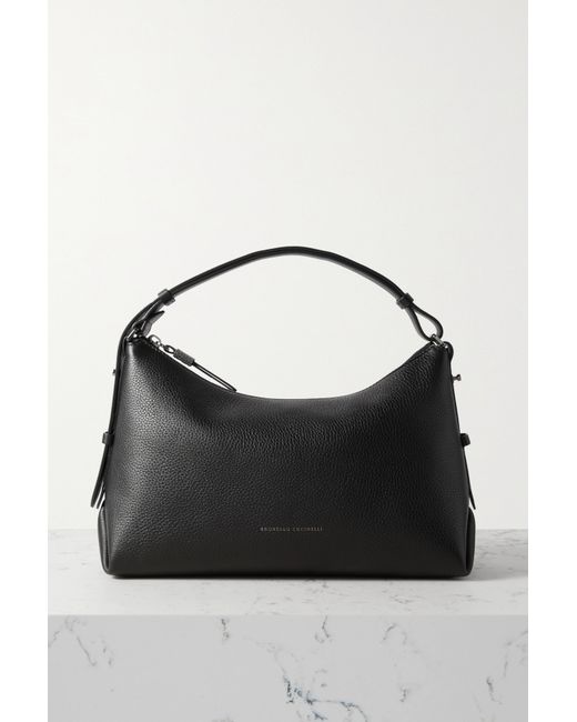 Brunello Cucinelli Textured-leather Shoulder Bag