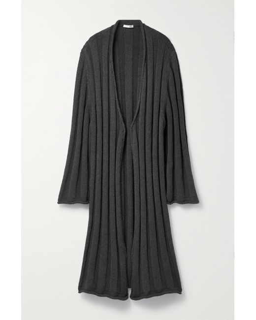 The Row Dorlence Oversized Ribbed Wool-blend Cardigan