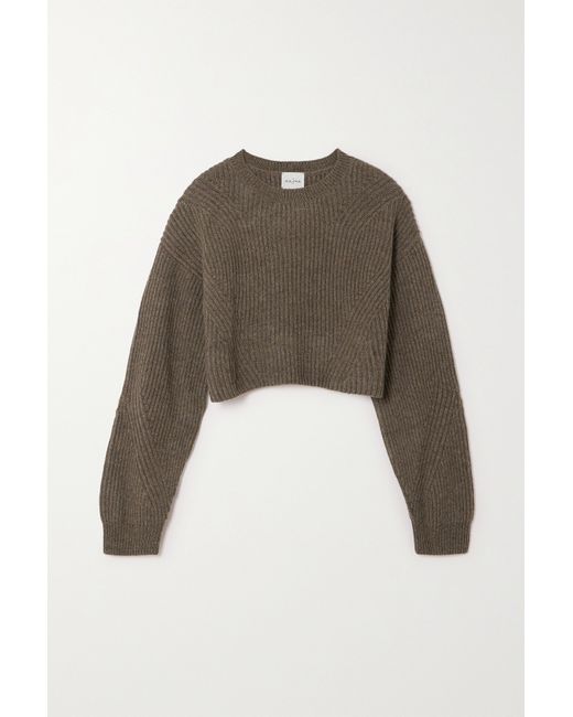 Le Kasha Yucutan Ribbed Organic Cashmere Sweater