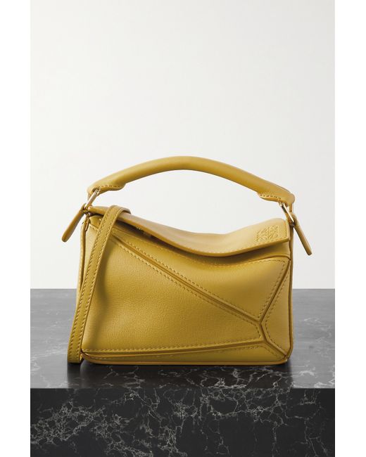 Loewe Puzzle Mini Textured-leather Shoulder Bag