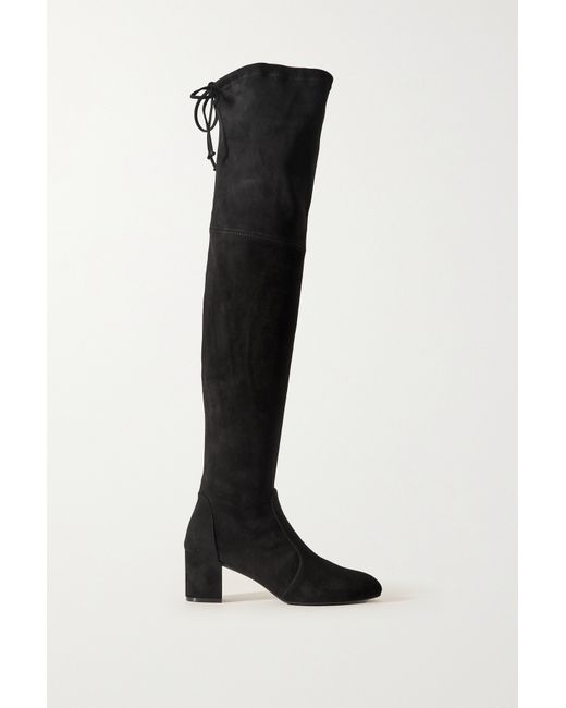 Stuart Weitzman Yulianaland Stretch-suede Over-the-knee Boots