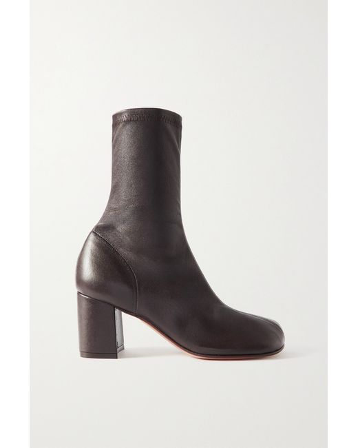 Dries Van Noten Stretch-leather Ankle Boots