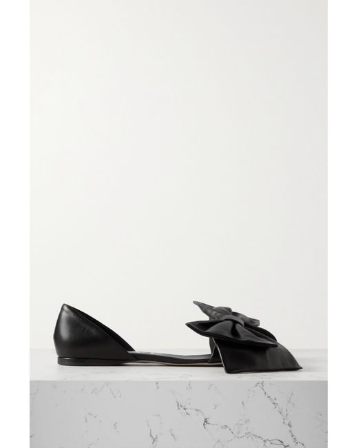 Loewe Toy Bow-detailed Leather Slides