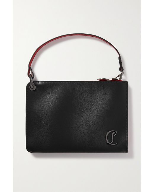 Christian Louboutin Loubi54 Textured-leather Pouch