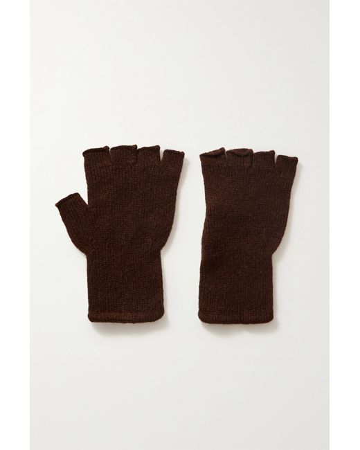 The Elder Statesman Cashmere Fingerless Gloves