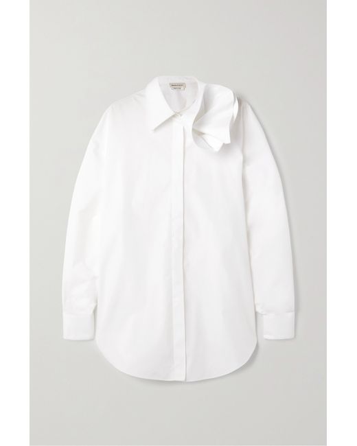 Alexander McQueen Cotton-poplin Shirt