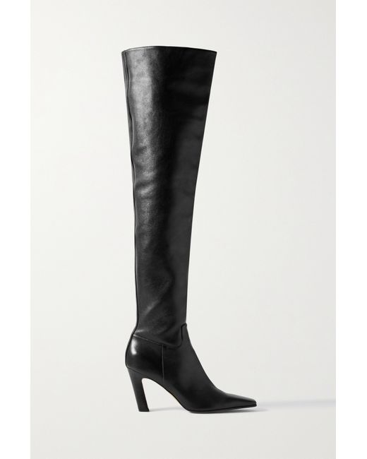 Khaite Marfa Leather Over-the-knee Boots