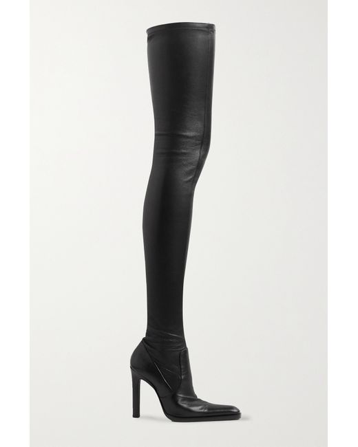 Saint Laurent Leather Over-the-knee Boots