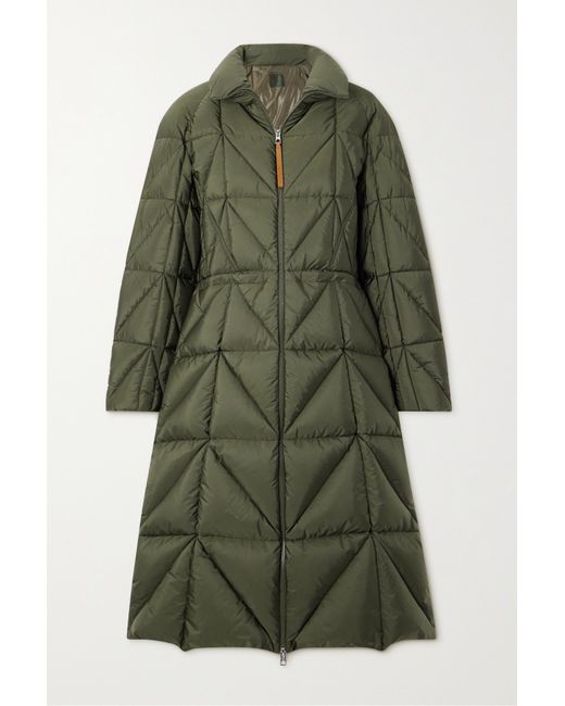 Moncler Cerise Quilted Shell Down Coat