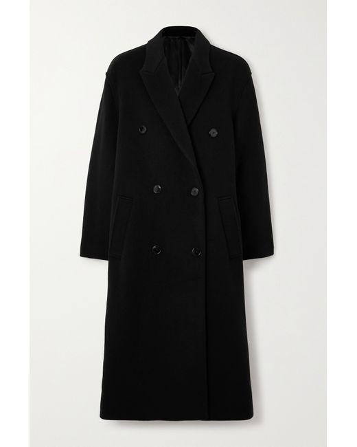 Isabel Marant Theodore Oversized Double-breasted Wool-blend Coat