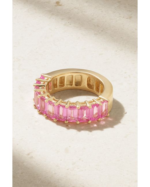 Kolours Jewelry 14-karat Gold Sapphire Ring