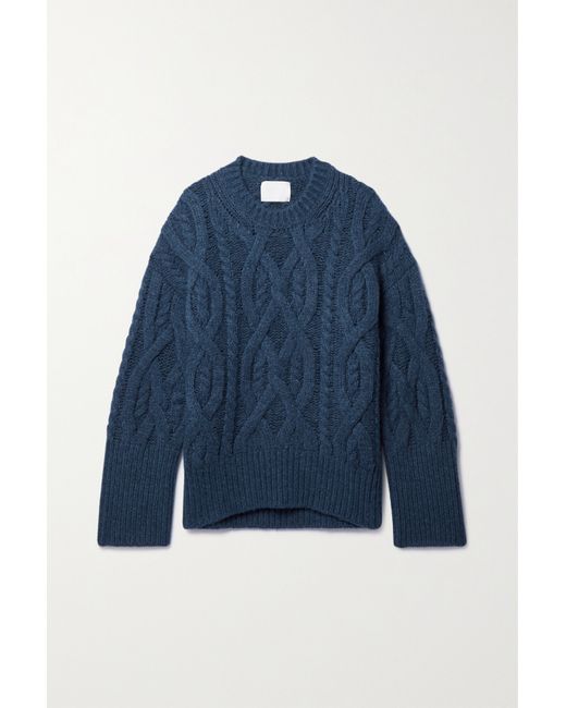 Citizens of Humanity Zola Cable-knit Wool-blend Sweater
