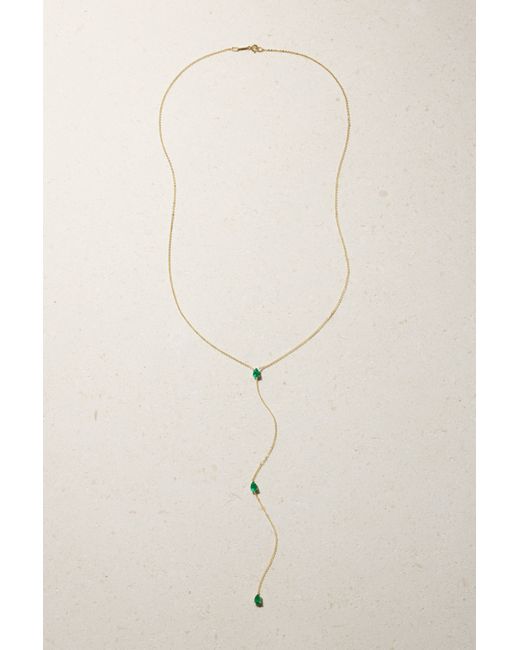 Anita Ko 18-karat Emerald Necklace