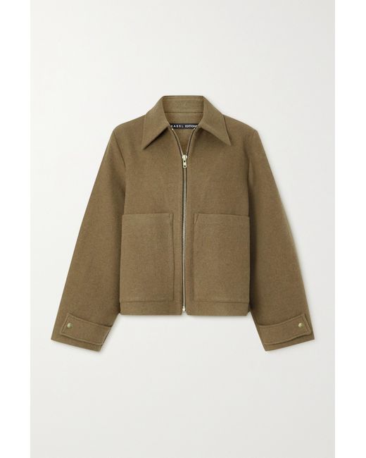 Kassl Editions Brushed Wool-blend Jacket