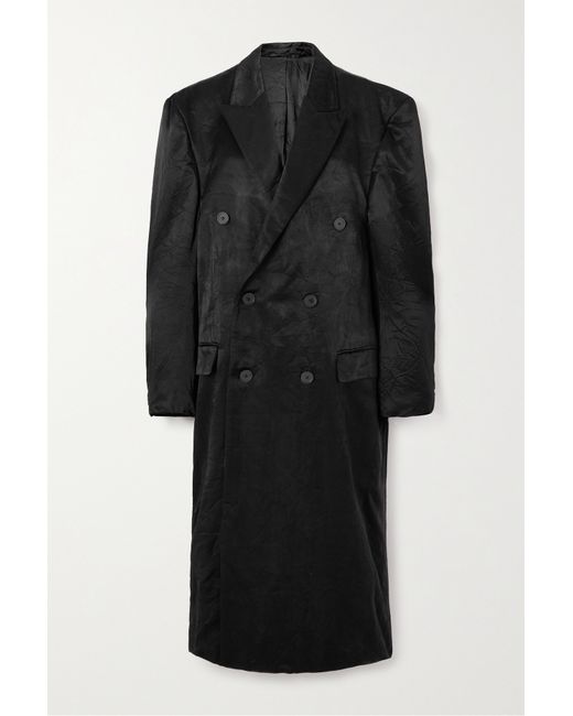 Balenciaga Crinkled-satin Coat