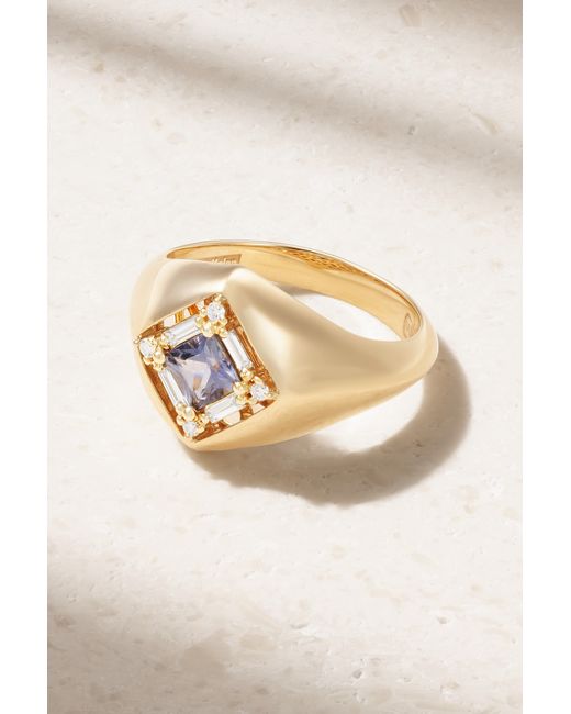 Suzanne Kalan 18-karat Sapphire And Diamond Ring