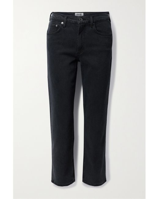 Agolde Kye Mid-rise Straight-leg Jeans