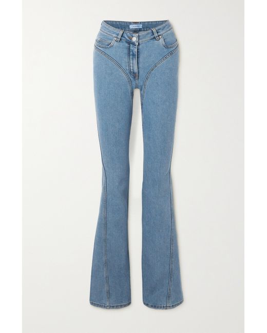 Mugler Mid-rise Flared Jeans