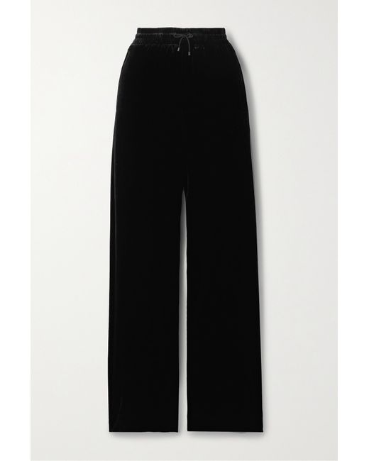 Ralph Lauren Collection Velvet Straight-leg Pants