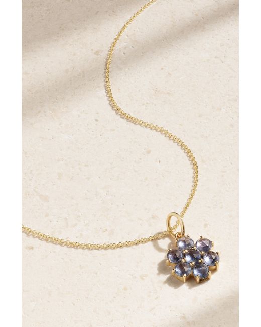 Ileana Makri Daisy Bloom 18-karat Sapphire Necklace