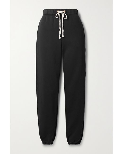 Les Tien Dylan Tapered Cotton-jersey Track Pants