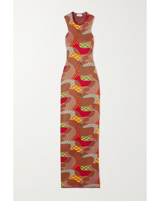 Pucci Jacquard-knit Maxi Dress