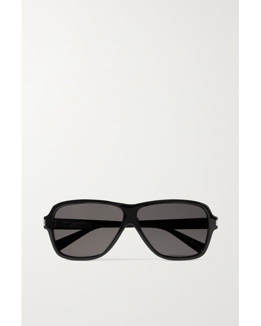 Saint Laurent Carolyn Aviator-style Acetate Sunglasses