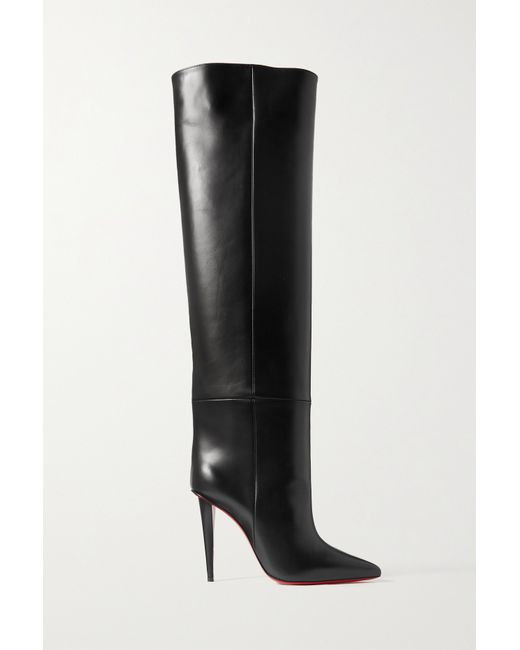 Christian Louboutin Astrilarge Botta 100 Leather Over-the-knee Boots