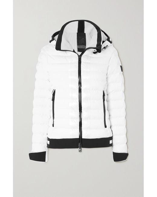 Toni Sailer Norma Quilted Hooded Stretch-shell Ski Jacket
