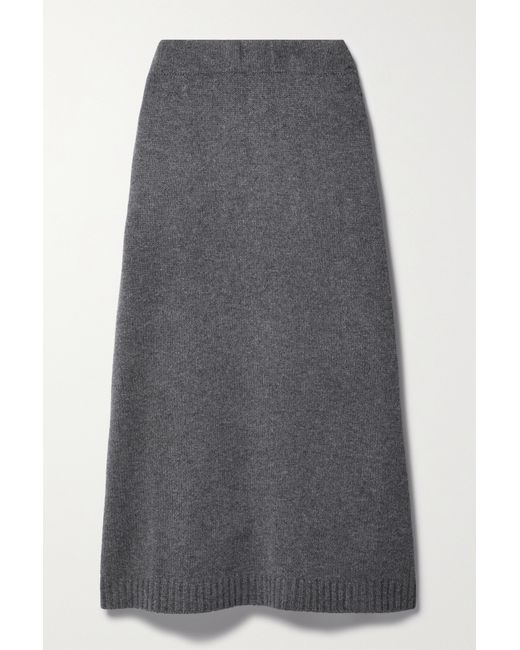 Brunello Cucinelli Wool Cashmere And Silk-blend Midi Skirt