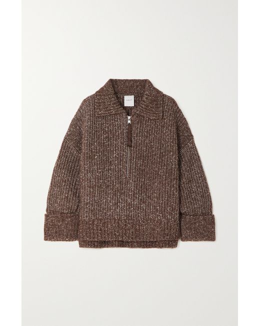 Varley Amelia Ribbed-knit Sweater