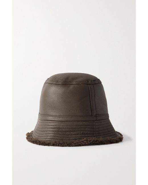 Yves Salomon Shearling Bucket Hat