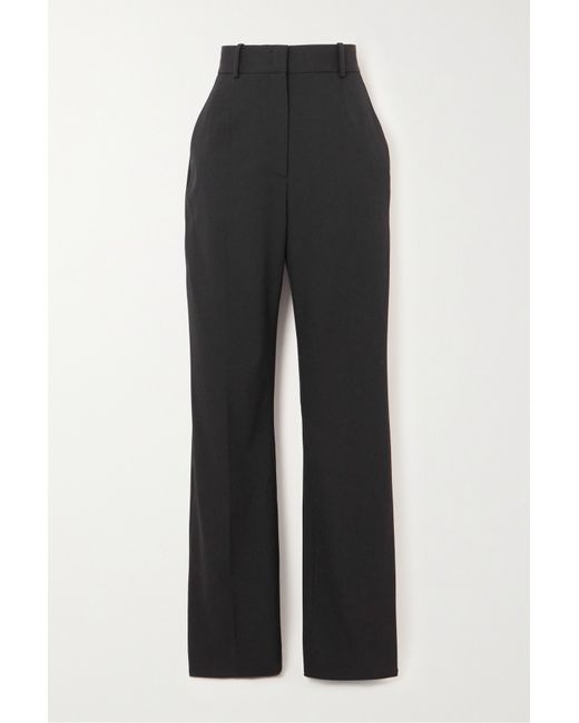Another Tomorrow Net Sustain Stretch-wool Twill Straight-leg Pants