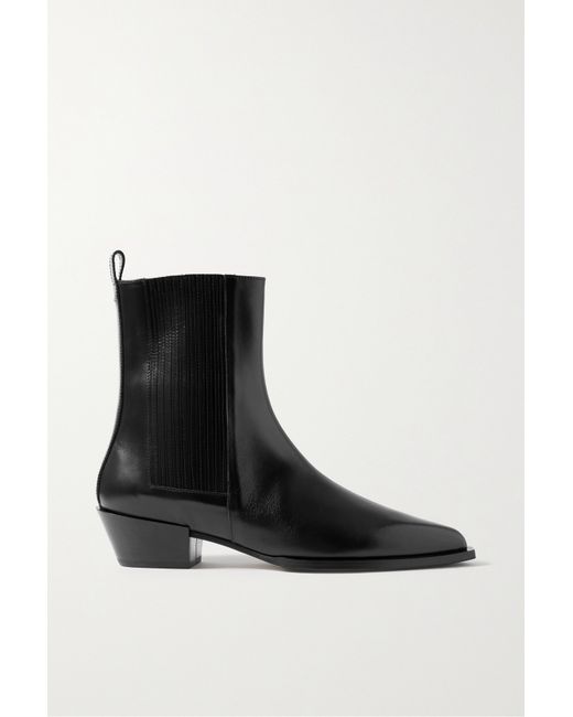 Aeyde Belinda Leather Ankle Boots