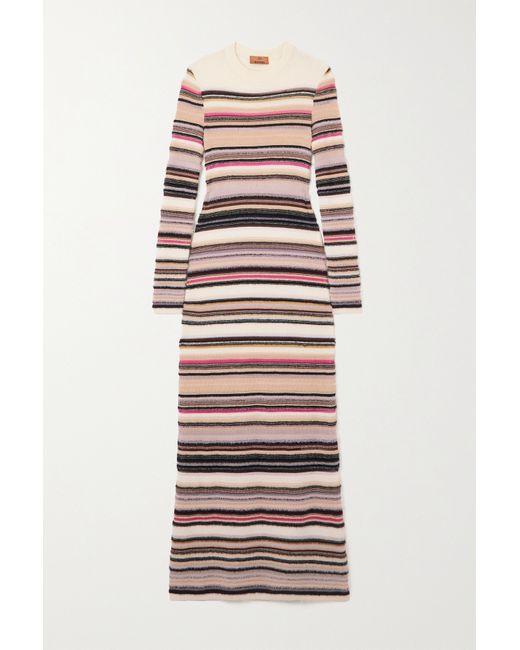 Missoni Striped Jacquard-knit Maxi Dress