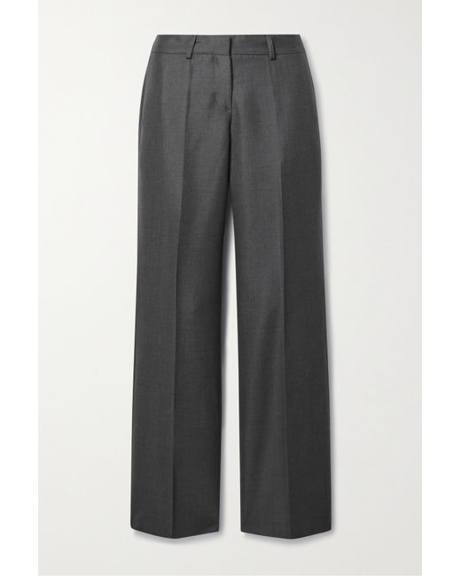 Our Legacy Wool-blend Twill Straight-leg Pants