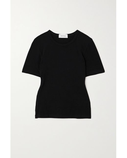 Matteau Net Sustain Stretch Organic Cotton-jersey T-shirt